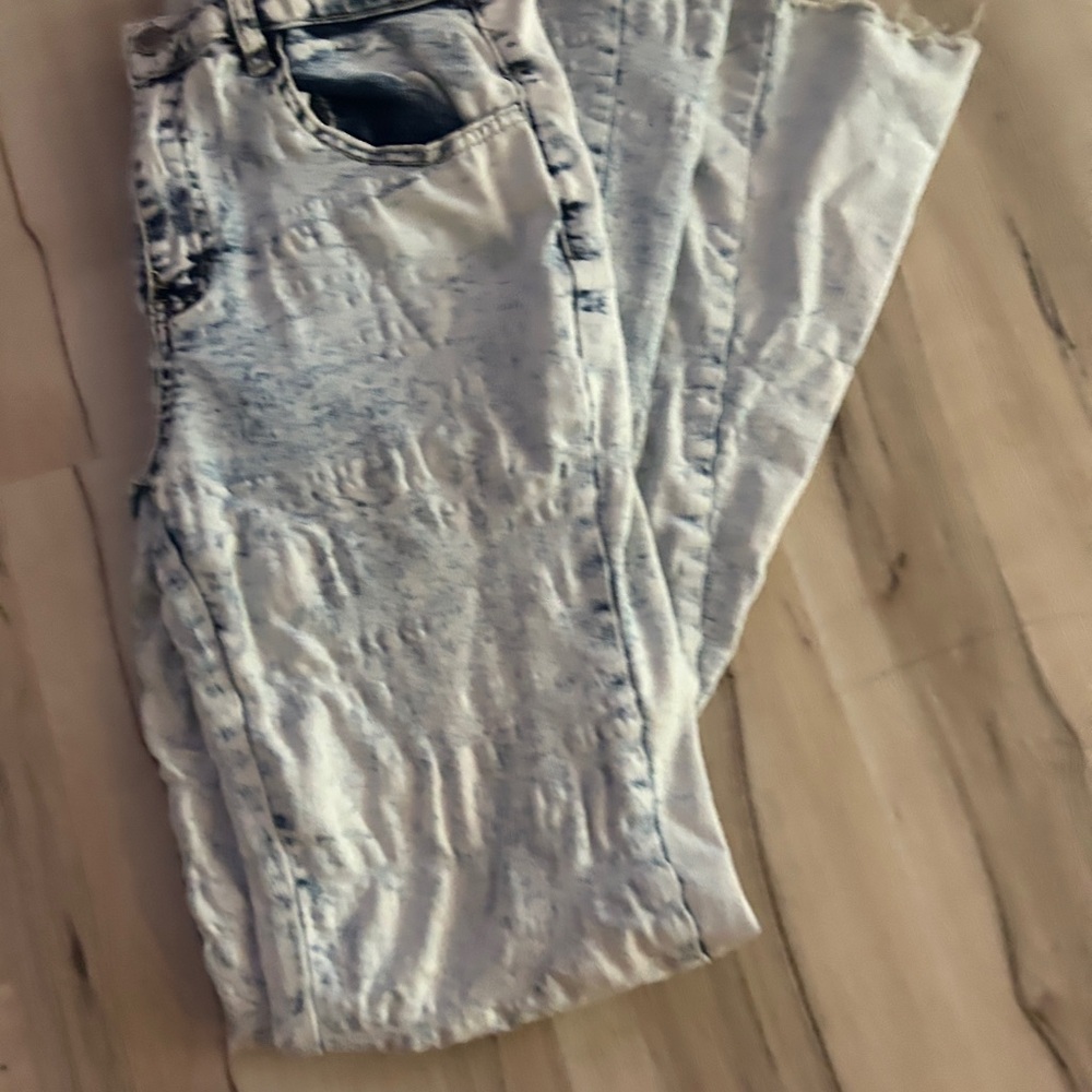 Women's Distressed Light Blue Jeans